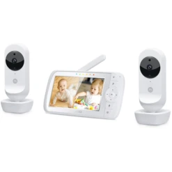 Motorola Video-babyfoon VM35-2 Twin Met 5,0" LCD-kleurenscherm 9 Motorola Video-babyfoon VM35-2 Twin Met 5,0" LCD-kleurenscherm -Knus En Klein motorola video babyfoon vm35 2 twin met 5 0 lcd kleurenscherm a326883 2