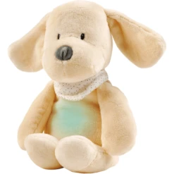 Nattou Sleepy Dog Knuffel Nachtlampje, Vanille -Knus En Klein nattou sleepy dog knuffel nachtlampje vanille a385697 3