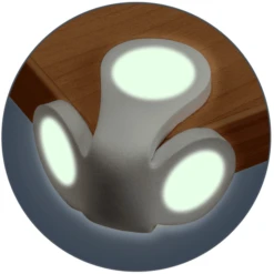 REER HOEK- EN RANDENBESCHERMER Lichtgevend -Knus En Klein reer hoek en randenbeschermer lichtgevend a013434 2