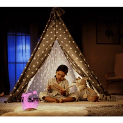 Reer Nachtlampje Colour Lumy - Maan -Knus En Klein reer nachtlampje colour lumy maan a354632 3