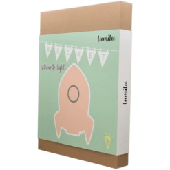 Reer Nachtlampje Lumilu Silhouette Light - Rocket -Knus En Klein reer nachtlampje lumilu silhouette light rocket a354634 4
