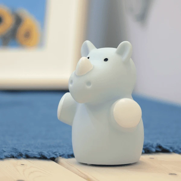 Reer Nachtlampje Mini Zoo - Neushoorn 7 Reer Nachtlampje Mini Zoo - Neushoorn - Afbeelding 5