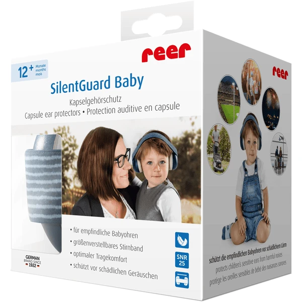 Reer Oorbeschermers Voor Baby's Silent Guard , Blauw 6 Reer Oorbeschermers Voor Baby's Silent Guard , Blauw - Afbeelding 4