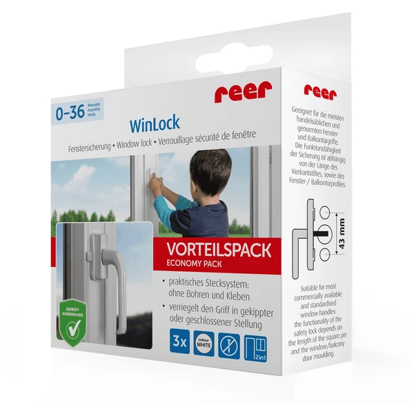 Reer Raam- En Balkondeurslot WinLock Waardepakket 6 Reer Raam- En Balkondeurslot WinLock Waardepakket - Afbeelding 4