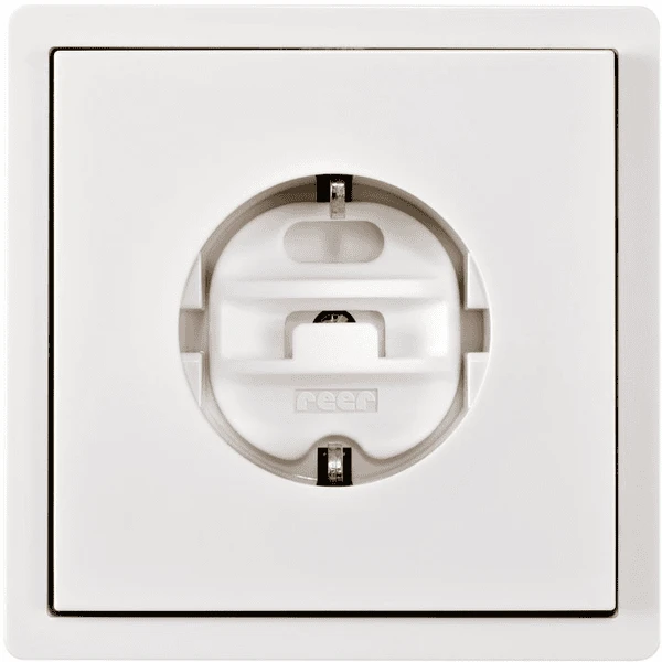 REER Stopcontact Afdekkap Wit 5 REER Stopcontact Afdekkap Wit - Afbeelding 3