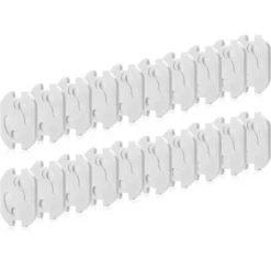 Reer Zelfklevende Contactdoosbeschermers, 20 Stuks Wit