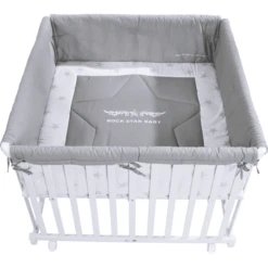 Roba Box 100 X 100 Cm Wit Rock Star Baby