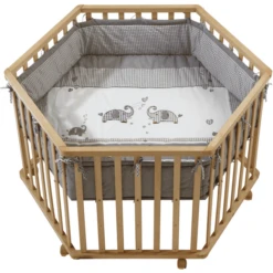 ROBA Box 6-hoekig Natuur Jumbo -Knus En Klein roba box 6 hoekig natuur jumbo a149569 1