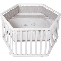 ROBA Box 6-hoekig Wit Indianenbeer -Knus En Klein roba box 6 hoekig wit indianenbeer a215949 1