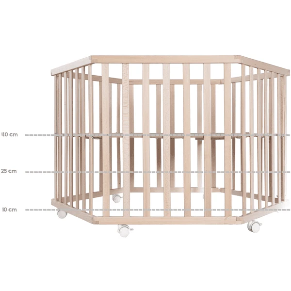 Roba Kinderbox 6-hoekig Style Zilvergrijs 6 Roba Kinderbox 6-hoekig Style Zilvergrijs - Afbeelding 4