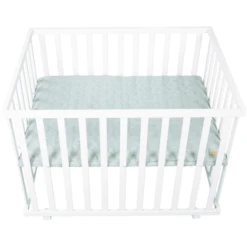 Roba Kinderbox 75 X 100 Cm Wit Style Frosty Green Sterren -Knus En Klein roba kinderbox 75 x 100 cm wit style frosty green sterren a315530 4