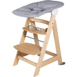 Roba Kinderstoel Born Up Naturel Set 2-in-1 Incl. Wipstoeltje Style Grijs -Knus En Klein roba kinderstoel born up naturel set 2 in 1 incl wipstoeltje style grijs a286783 1