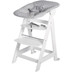 Roba Kinderstoel Born Up Wit Set 2-in-1 Incl. Wipstoeltje Style Grijs -Knus En Klein roba kinderstoel born up wit set 2 in 1 incl wipstoeltje style grijs a286784 3
