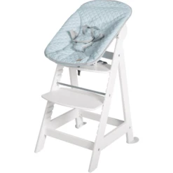 Roba Kinderstoel Born Up Wit Set 2-in-1 Incl. Wipstoeltje Style Turquoise -Knus En Klein roba kinderstoel born up wit set 2 in 1 incl wipstoeltje style turquoise a286792 1