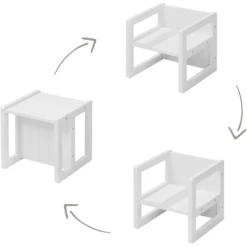 Roba Kinderzitgroep 3in1 Wit 9 Roba Kinderzitgroep 3in1 Wit -Knus En Klein roba kinderzitgroep 3in1 wit a382316 2