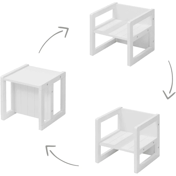 Roba Kinderzitgroep 3in1 Wit 5 Roba Kinderzitgroep 3in1 Wit - Afbeelding 3