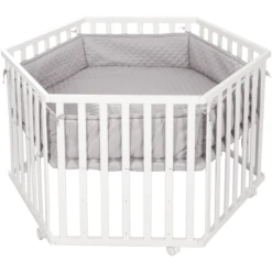 Roba Playpen Inlegwerk Hexagonaal Style Grijs -Knus En Klein roba playpen inlegwerk hexagonaal style grijs a292051 3