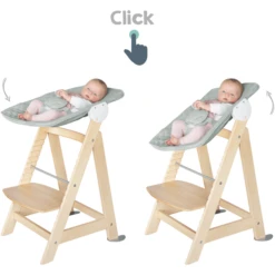 Roba Trap Kinderstoel Born Up Natural Set 2 In 1 Incl. Opzetstuk Style Frosty Green -Knus En Klein roba trap kinderstoel born up natural set 2 in 1 incl opzetstuk style frosty green a410002 2