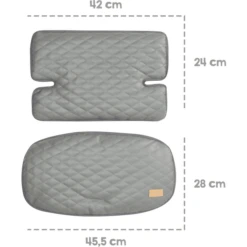 Roba Zitverkleiner 2-delig Sit Up Luxe Stone Gewatteerd -Knus En Klein roba zitverkleiner 2 delig sit up luxe stone gewatteerd a411694 4