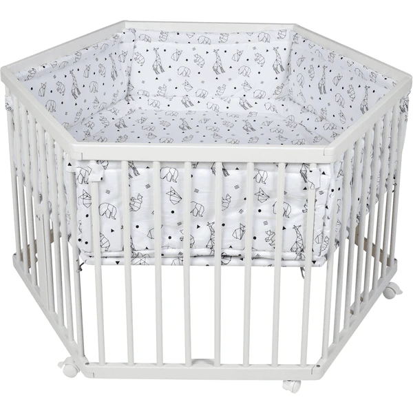 Schardt Playpen Solitaire Wit Met Origami Inlegwerk Black 6 Schardt Playpen Solitaire Wit Met Origami Inlegwerk Black - Afbeelding 4