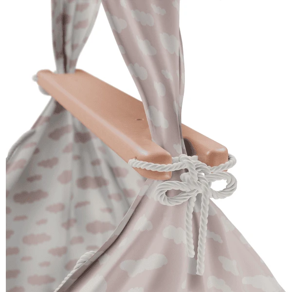 SCHMUSEWOLKE Baby Veren Wieg Clouds Oudroze Met Tipi Wit 7 SCHMUSEWOLKE Baby Veren Wieg Clouds Oudroze Met Tipi Wit - Afbeelding 5