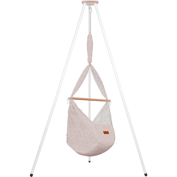 SCHMUSEWOLKE Baby Veren Wieg Clouds Oudroze Met Tipi Wit 3 SCHMUSEWOLKE Baby Veren Wieg Clouds Oudroze Met Tipi Wit