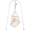 SCHMUSEWOLKE Baby Wiegje Van Veren Bio Met Matrasje Van Schapenwol En Driepootframe Beige -Knus En Klein schmusewolke baby wiegje van veren bio met matrasje van schapenwol en driepootframe beige a311235