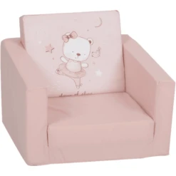 Single Sofa - "Dans Van Stars " Roze -Knus En Klein single sofa dans van stars roze a363727 3