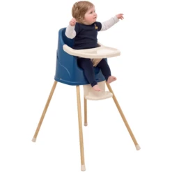 THERMOBABY® Thermobaby ® Youpla 2 In 1 Kinderstoel, Ocean Blauw -Knus En Klein thermobaby youpla 2 in 1 kinderstoel ocean blauw a367462 2
