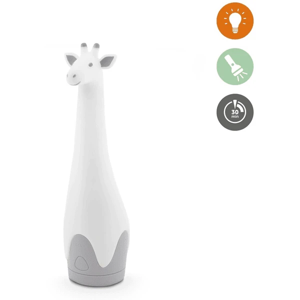 ZAZU Zaklamp En Nachtlamp Giraf Gina Grijs 4 ZAZU Zaklamp En Nachtlamp Giraf Gina Grijs - Afbeelding 2