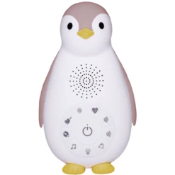 ZAZU ZOE -De Pinguïn Bluetooth Music Box Met Night Light Lichtroze -Knus En Klein zazu zoe de pinguin bluetooth music box met night light lichtroze a196338 4