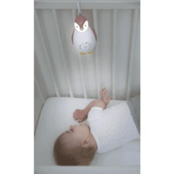 ZAZU ZOE - The Penguin Bluetooth Music Box Met Night Light Grey -Knus En Klein zazu zoe the penguin bluetooth music box met night light grey a196331 2